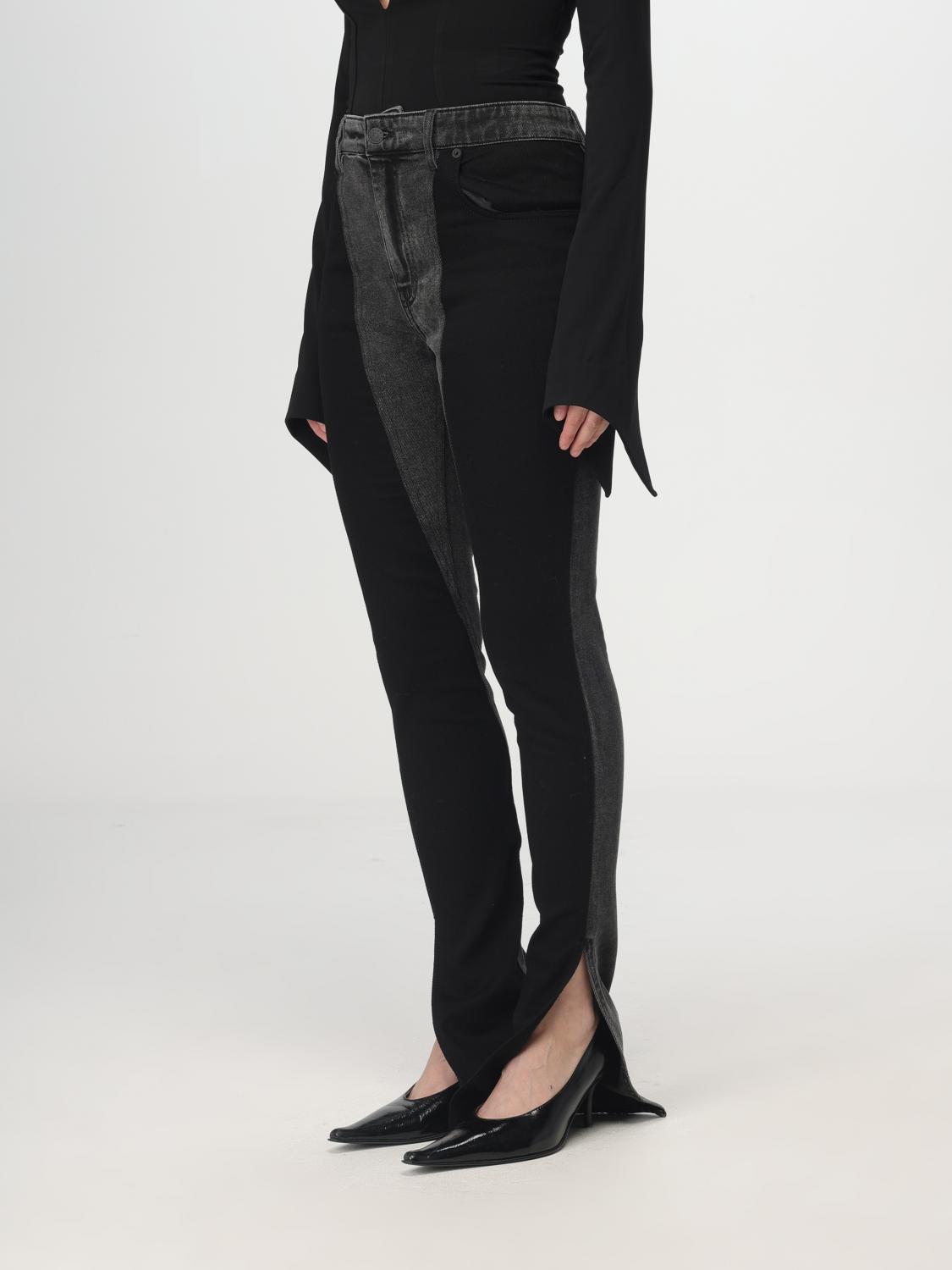 MUGLER JEANS: Pants woman Mugler, Black - Img 4