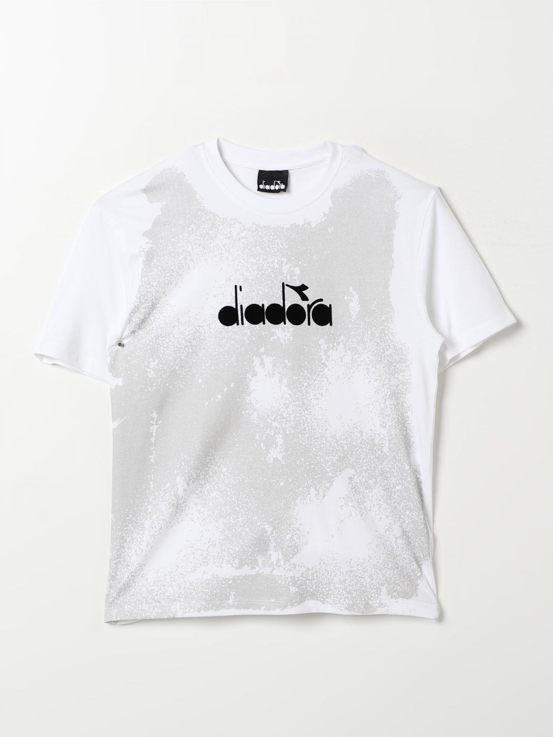 DIADORA T-SHIRT: T-shirt kids Diadora, White - Img 1