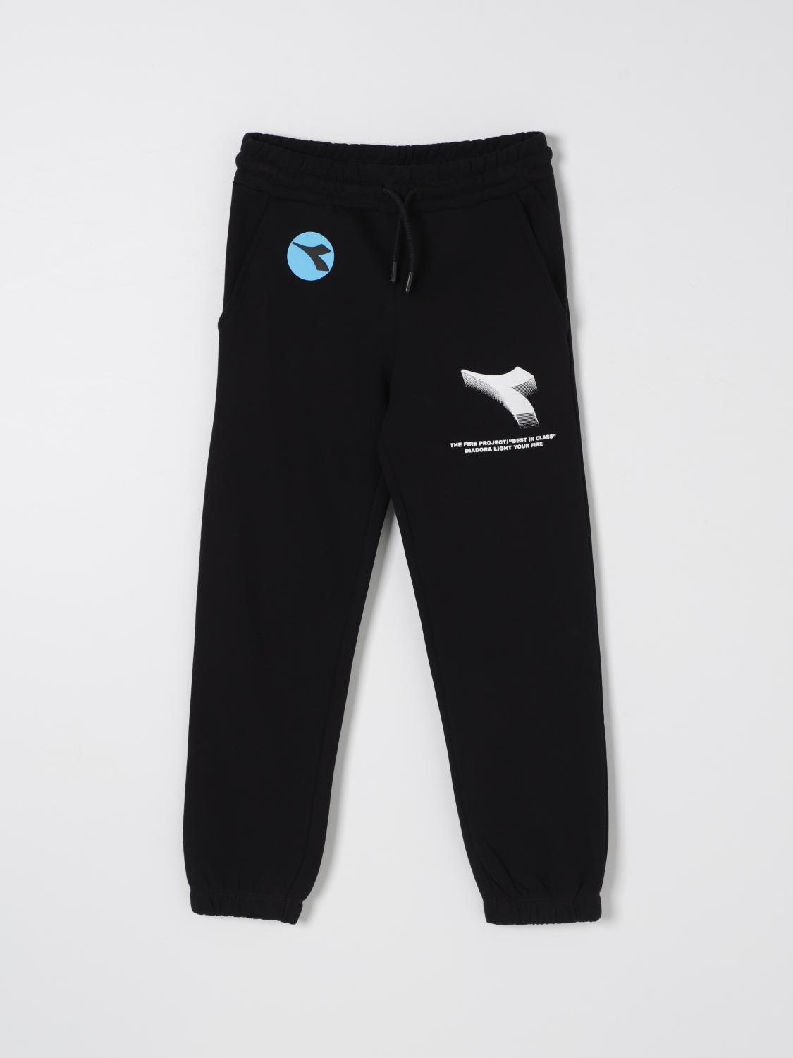 DIADORA PANTALON: Pantalon enfant Diadora, Noir - Img 1