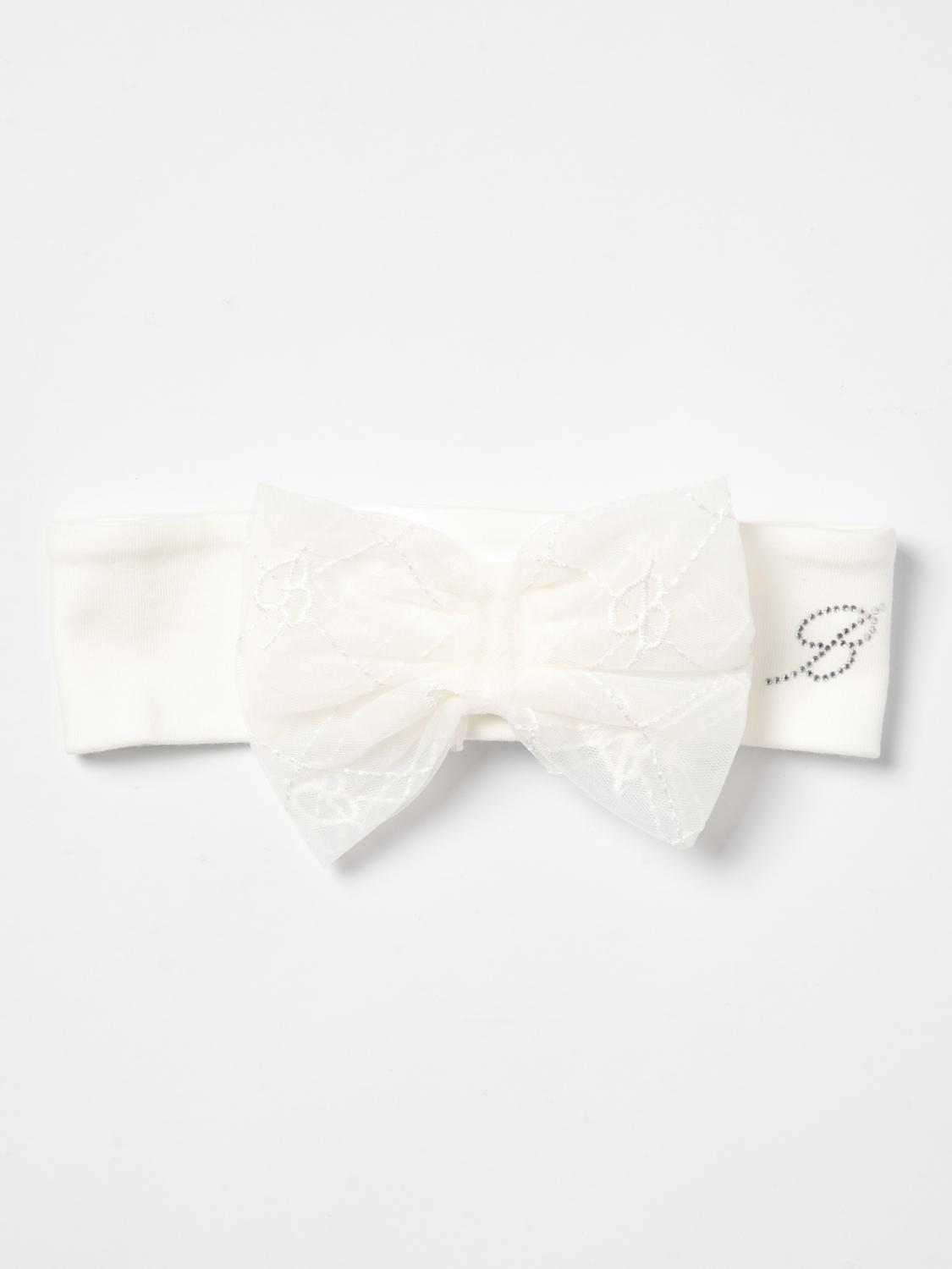 MISS BLUMARINE HAIR CLIP: Hair clip kids Miss Blumarine, White - Img 1