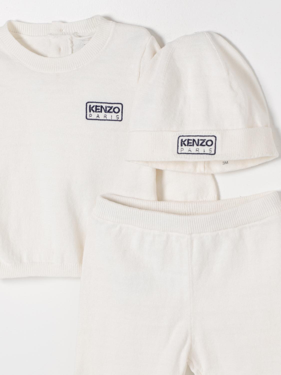 KENZO KIDS 롬퍼: 롬퍼 남아 Kenzo Kids, 아이보리 - Img 3