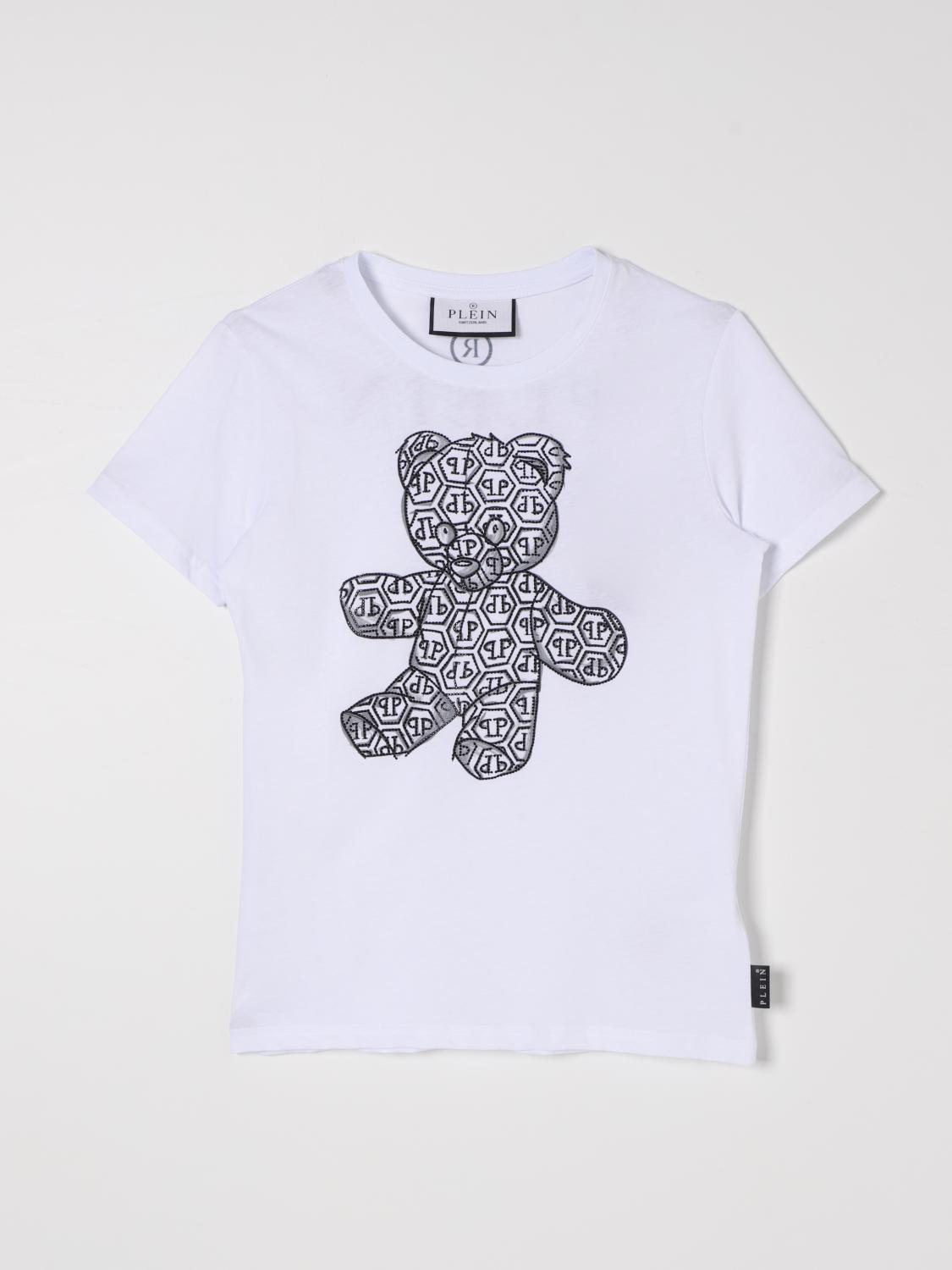 PHILIPP PLEIN T-SHIRT: T-shirt kids Philipp Plein, White - Img 1