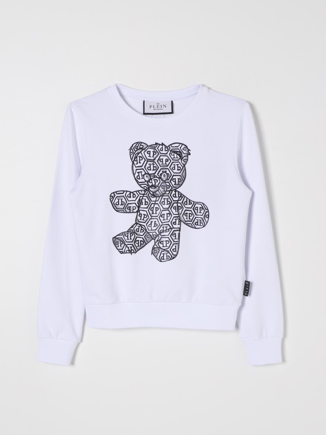 PHILIPP PLEIN SWEATER: Sweater kids Philipp Plein, White - Img 1