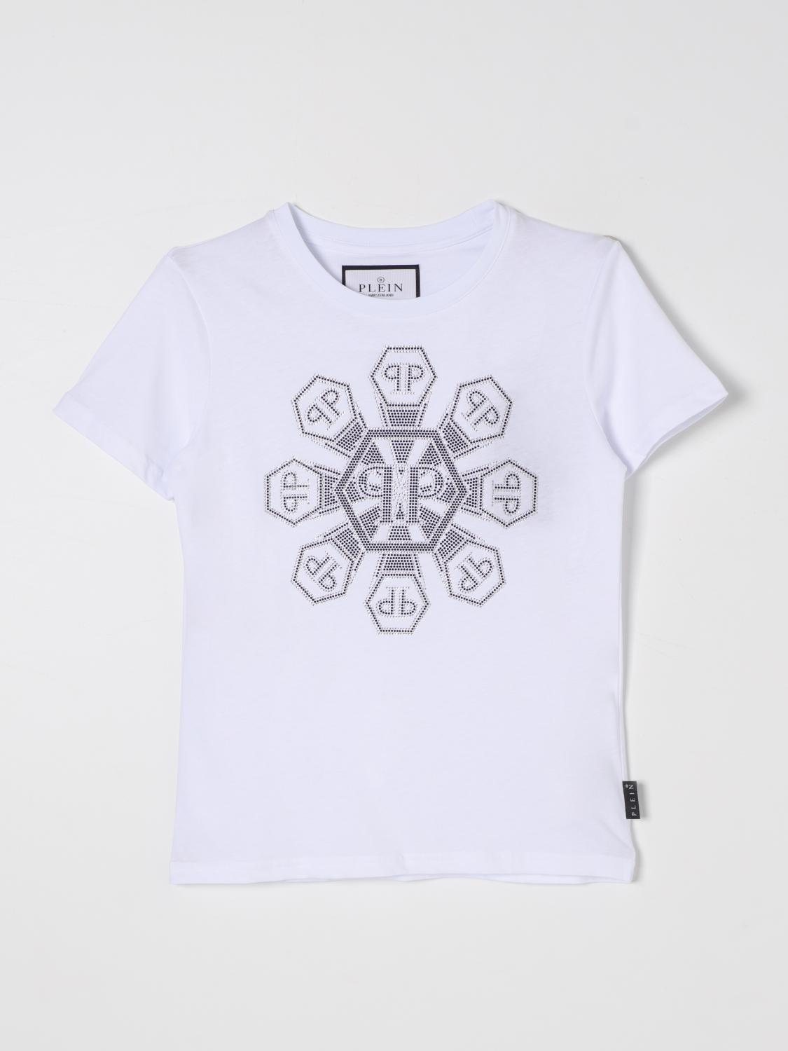 PHILIPP PLEIN T-SHIRT: T-shirt kids Philipp Plein, White - Img 1