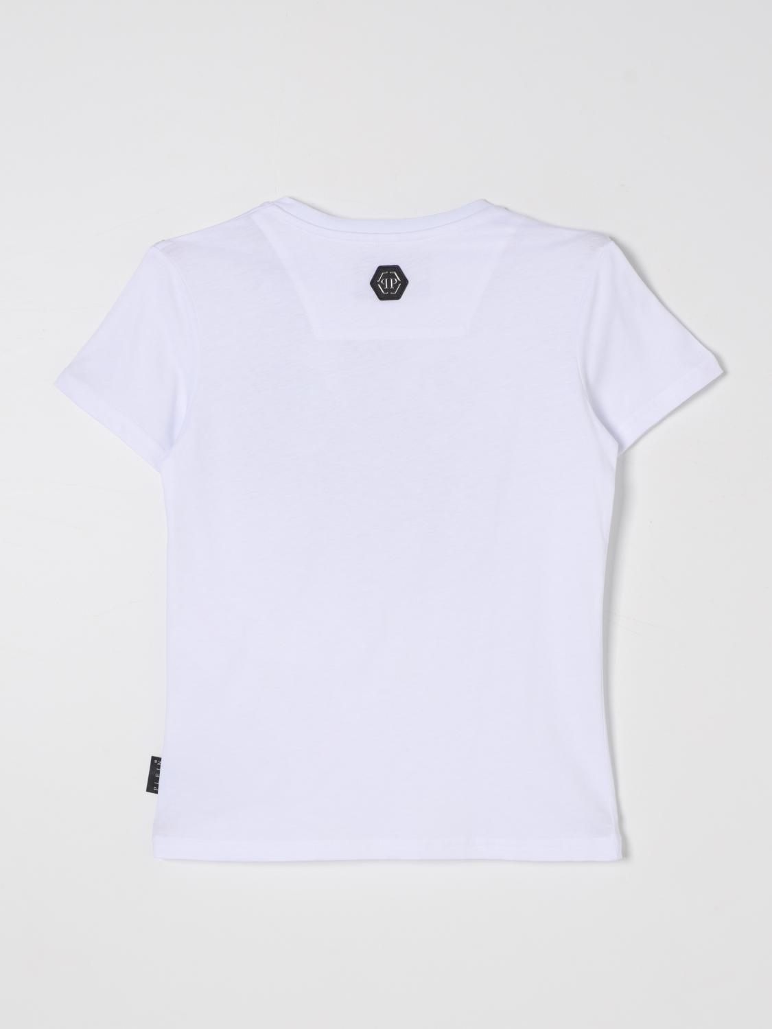 PHILIPP PLEIN T-SHIRT: T-shirt kids Philipp Plein, White - Img 2