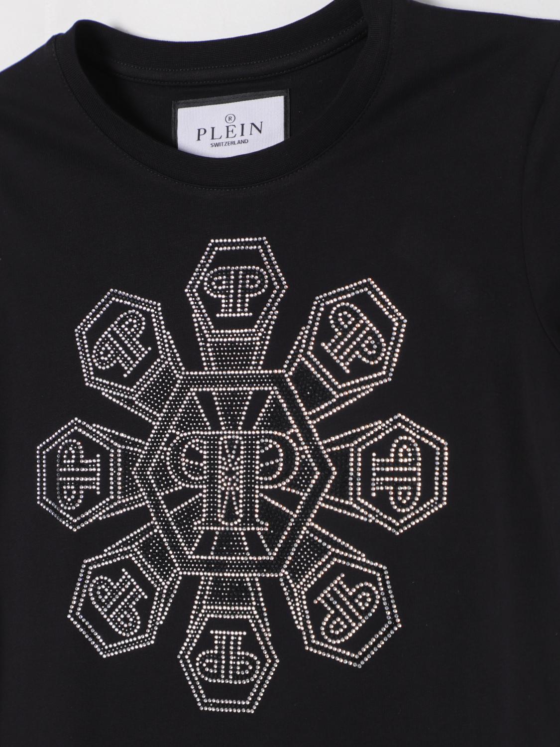 PHILIPP PLEIN T-SHIRT: T-shirt kinder Philipp Plein, Schwarz - Img 3