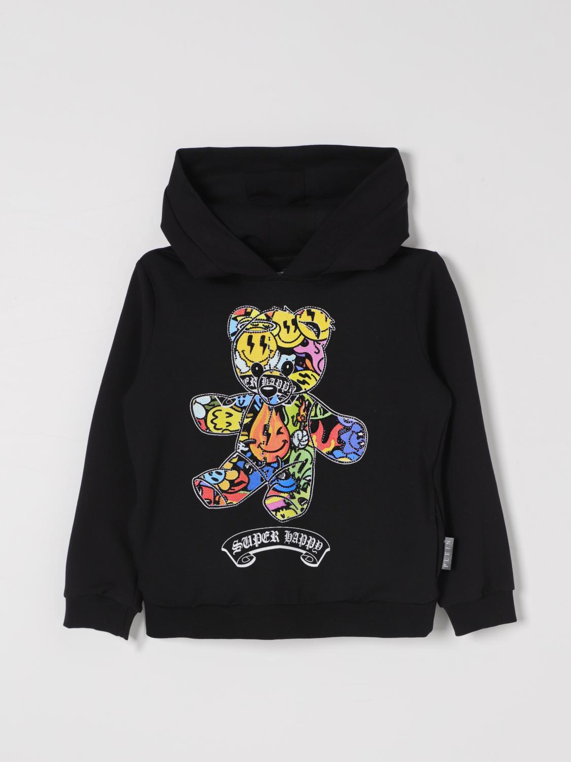 PHILIPP PLEIN SWEATER: Sweater kids Philipp Plein, Black - Img 1