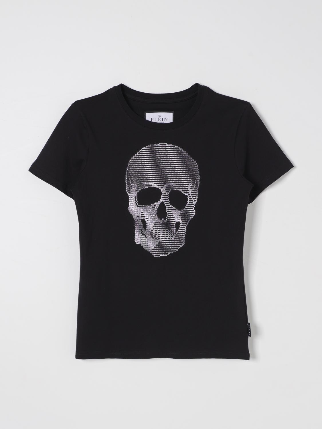 PHILIPP PLEIN T-SHIRT: T-shirt kids Philipp Plein, Black - Img 1