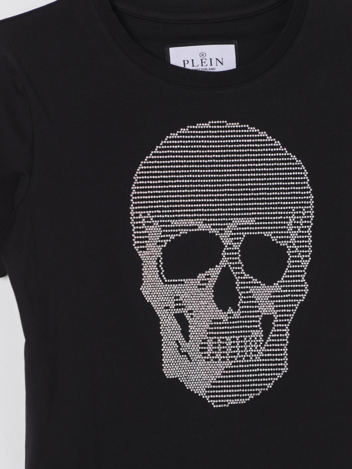 PHILIPP PLEIN T-SHIRT: T-shirt kids Philipp Plein, Black - Img 3