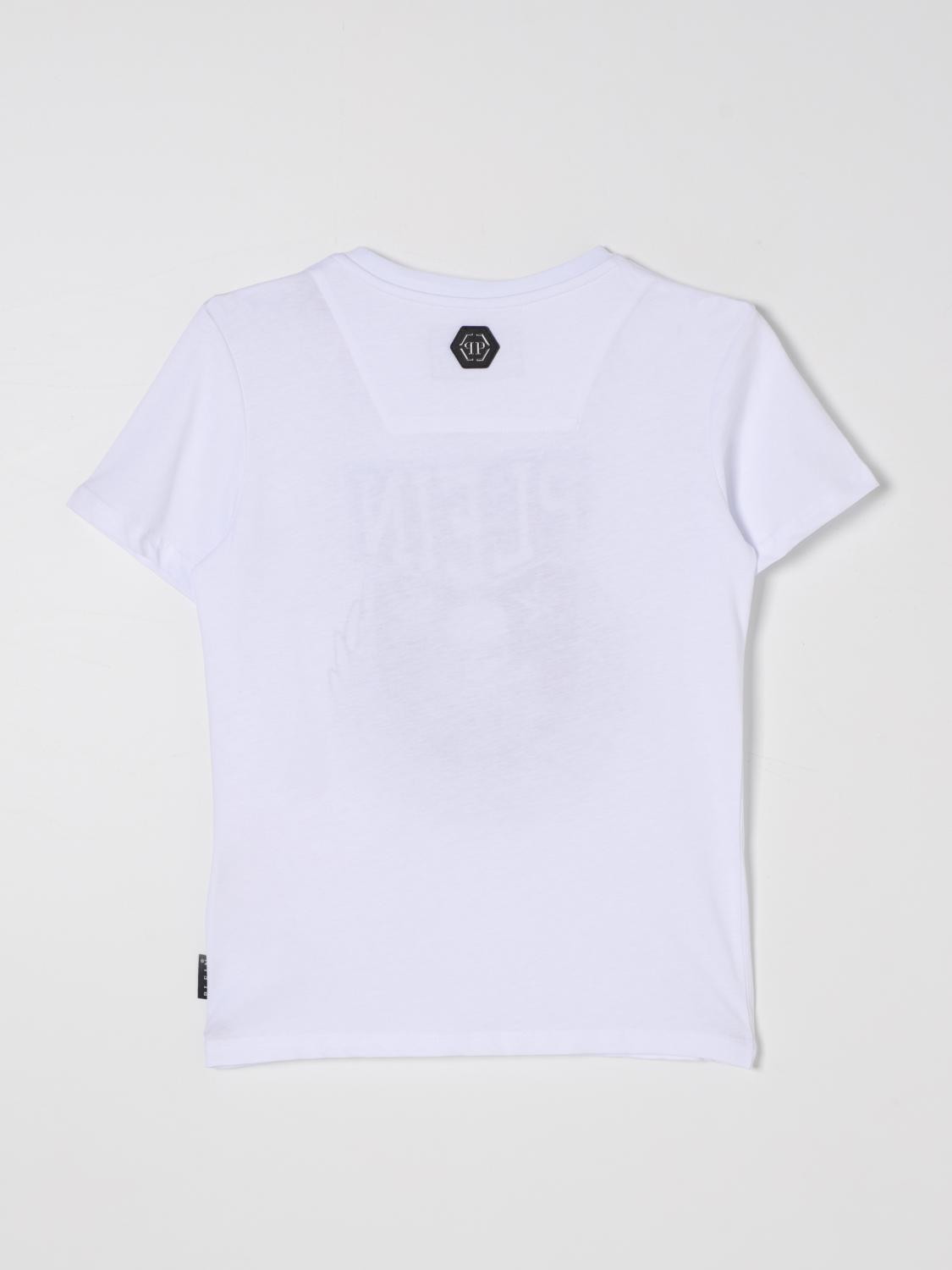 PHILIPP PLEIN T-SHIRT: T-shirt kids Philipp Plein, White - Img 2