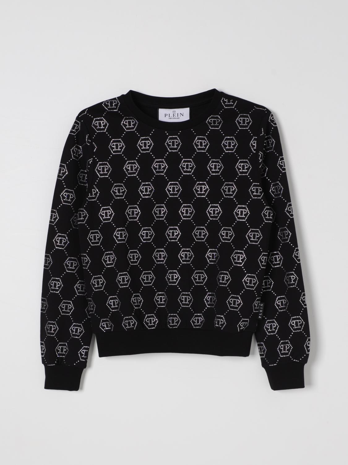 PHILIPP PLEIN SWEATER: Sweater kids Philipp Plein, Black - Img 1