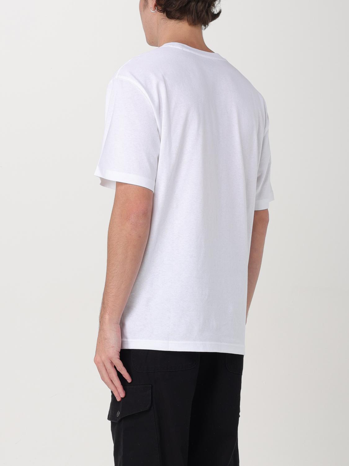 DICKIES T-SHIRT: Dickies cotton jersey t-shirt with embroidered logo, White - Img 2