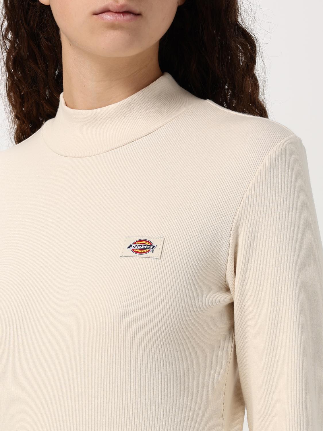 DICKIES MAGLIA: Maglia Dickies in cotone stretch , Bianco - Img 4