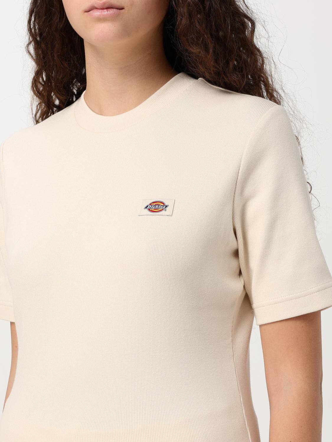 DICKIES SWEATER: Dickies women's t-shirt, White - Img 4