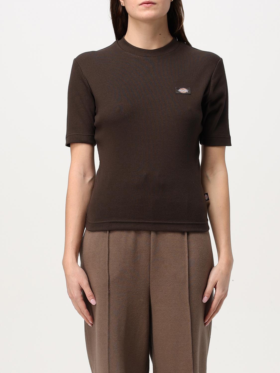 DICKIES SWEATER: Dickies women's t-shirt, Brown - Img 1