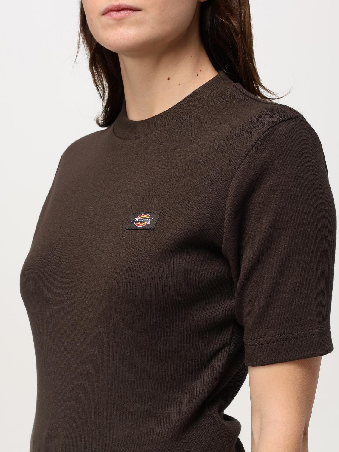 DICKIES SWEATER: Dickies women's t-shirt, Brown - Img 4