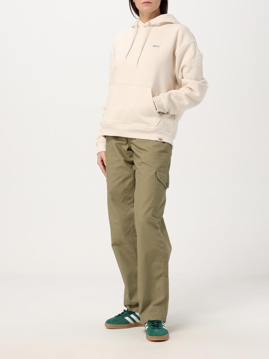 DICKIES FELPA: Felpa Dickies in cotone con logo , Bianco - Img 2