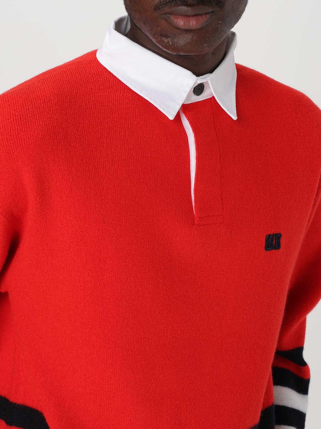 WALES BONNER POLO: Polo homme Wales Bonner, Rouge - Img 5