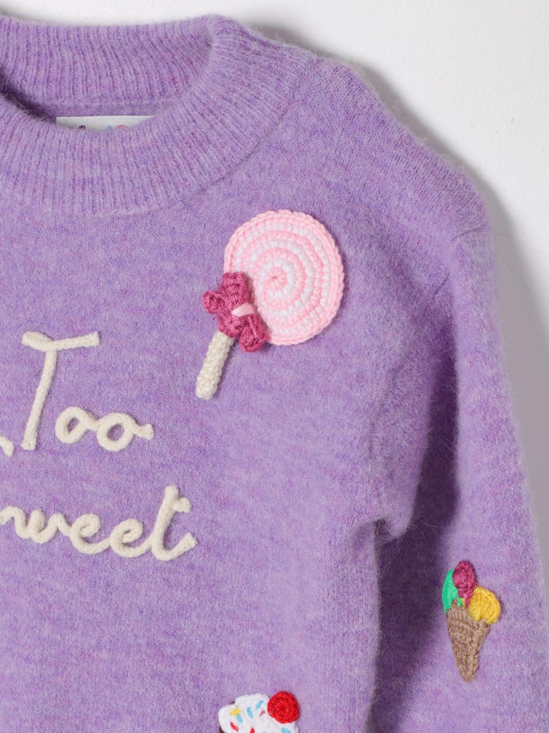 MC2 SAINT BARTH SWEATER: Sweater kids Mc2 Saint Barth, Lilac - Img 3