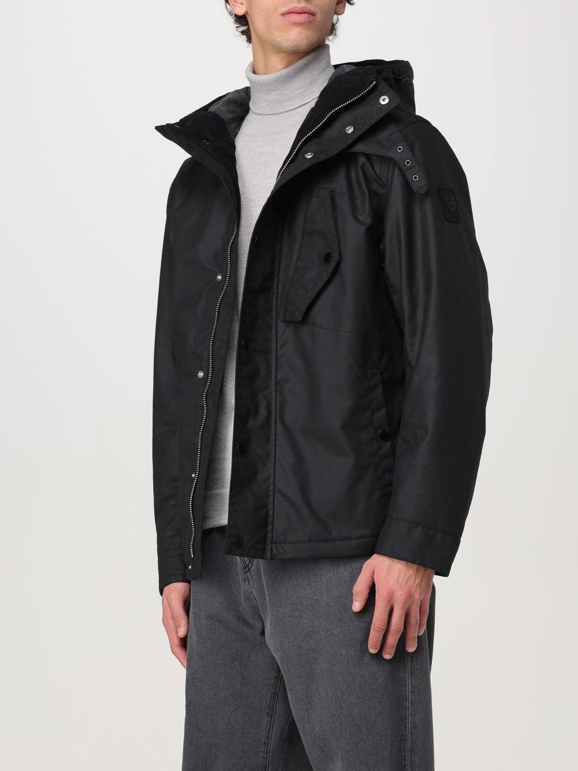 BELSTAFF Jacket men Black Belstaff jacket 105576 online at GIGLIO.COM