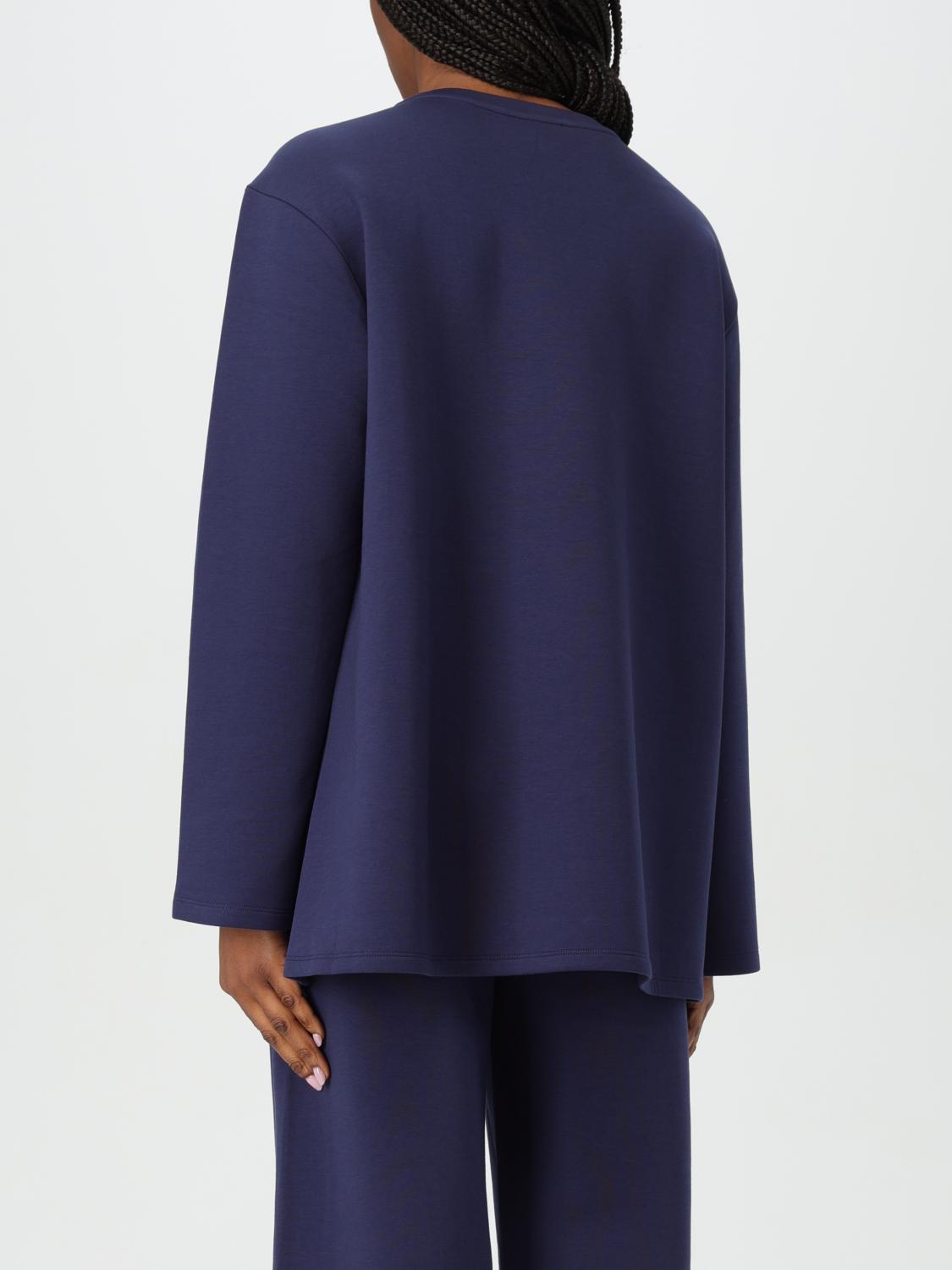 EMPORIO ARMANI SWEATSHIRT: Sweatshirt woman Emporio Armani, Blue - Img 3