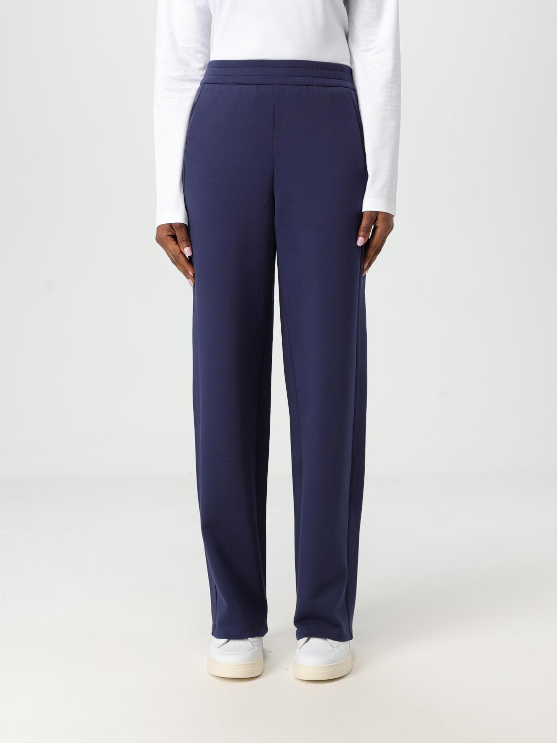 EMPORIO ARMANI PANTS: Pants woman Emporio Armani, Blue - Img 1