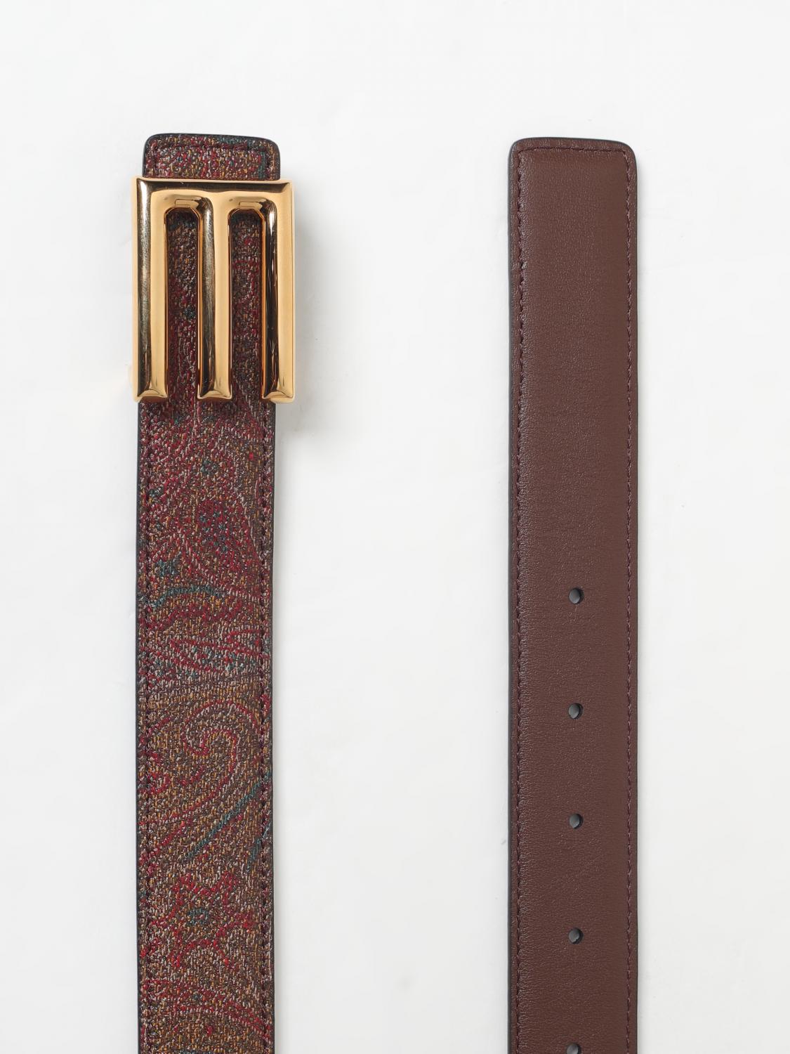 ETRO BELT: Belt woman Etro, Brown - Img 3