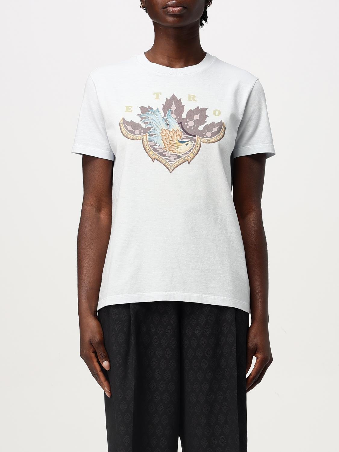 ETRO T-SHIRT: T-shirt woman Etro, White - Img 1