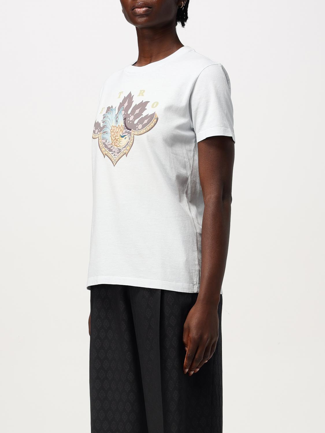 ETRO T-SHIRT: T-shirt woman Etro, White - Img 4