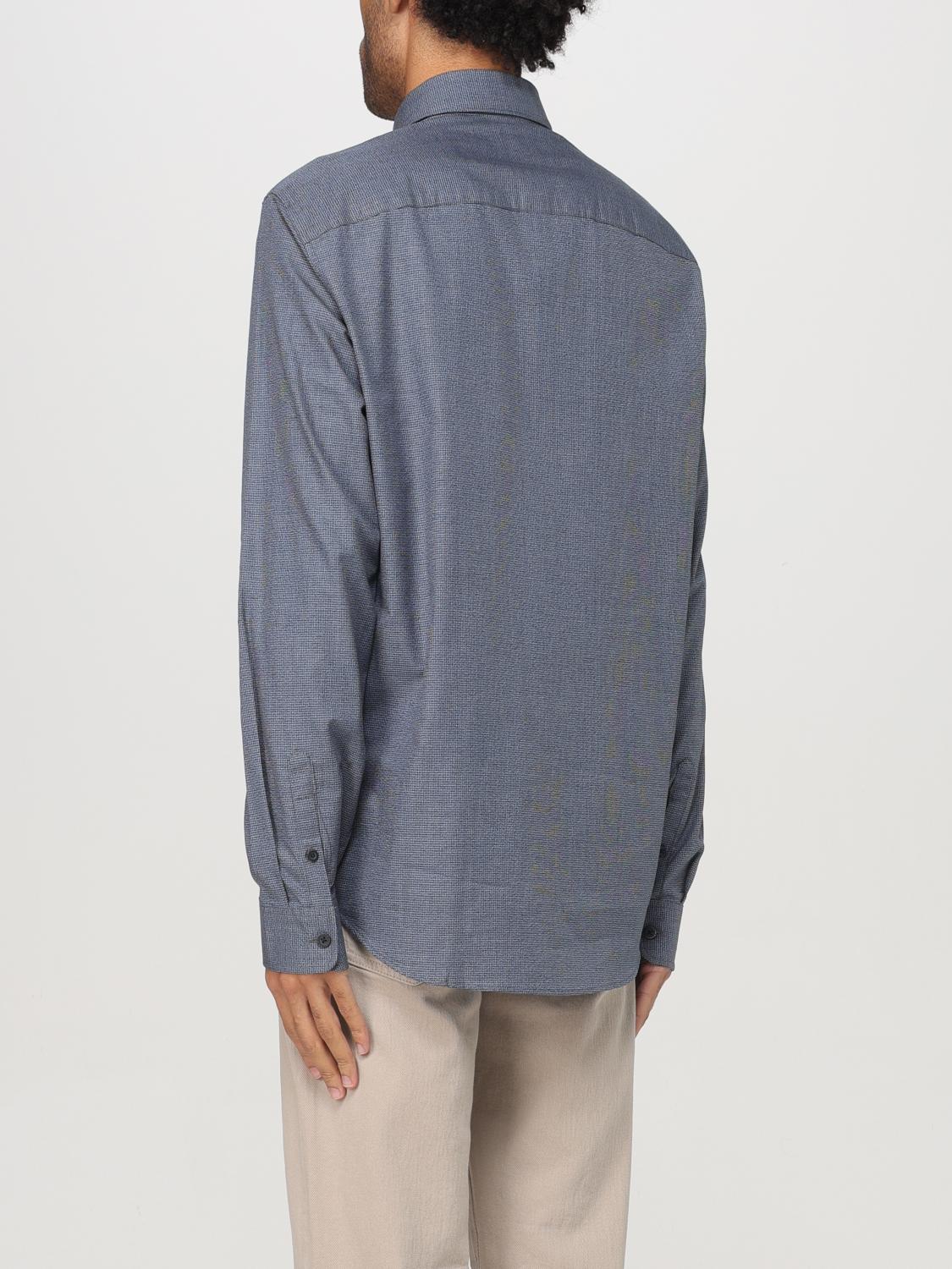 ARMANI EXCHANGE CAMICIA: Camicia Armani Exchange in cotone , Grigio - Img 2