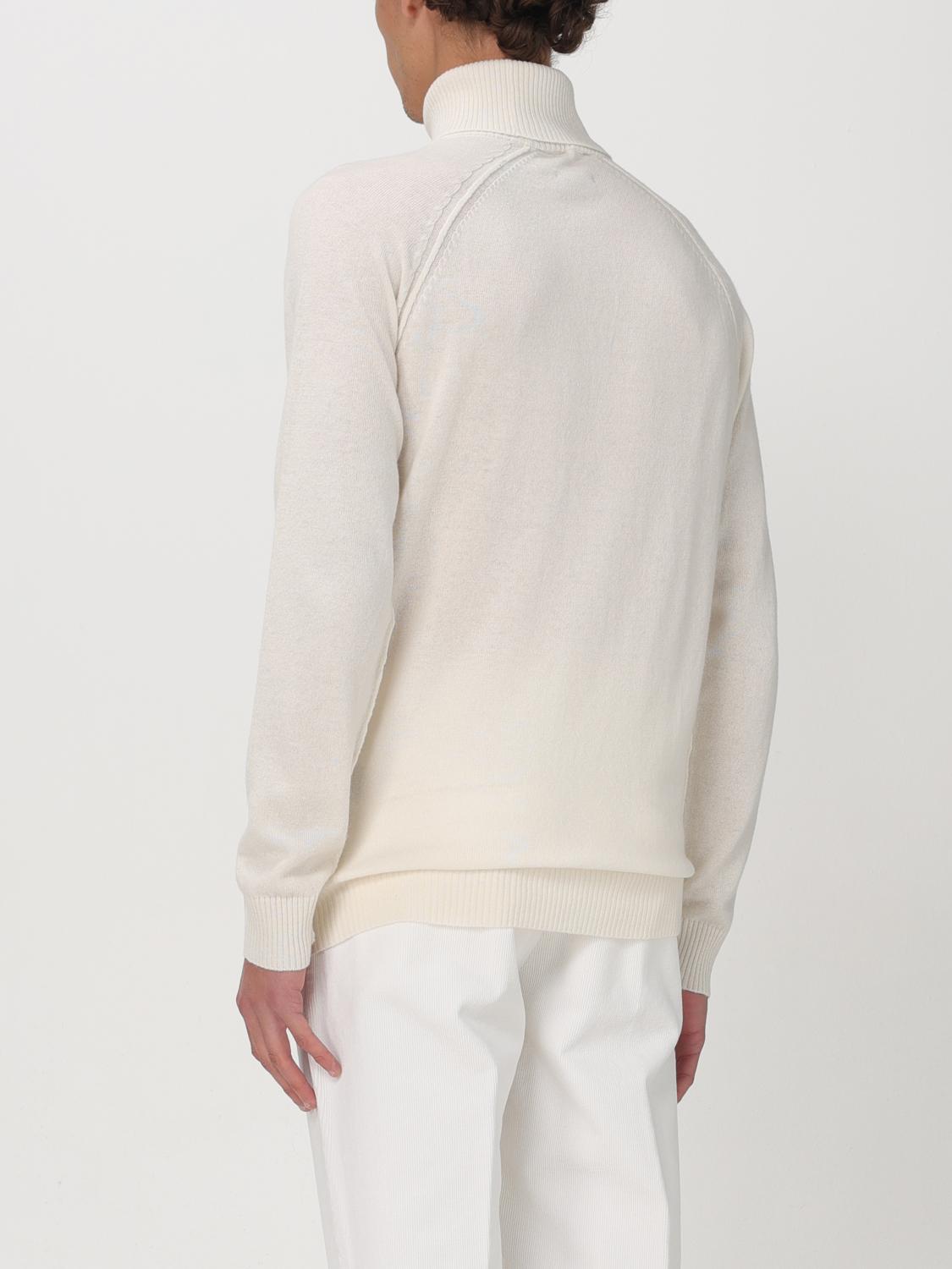 LIU JO SWEATER: Sweater men Liu Jo, Yellow Cream - Img 2