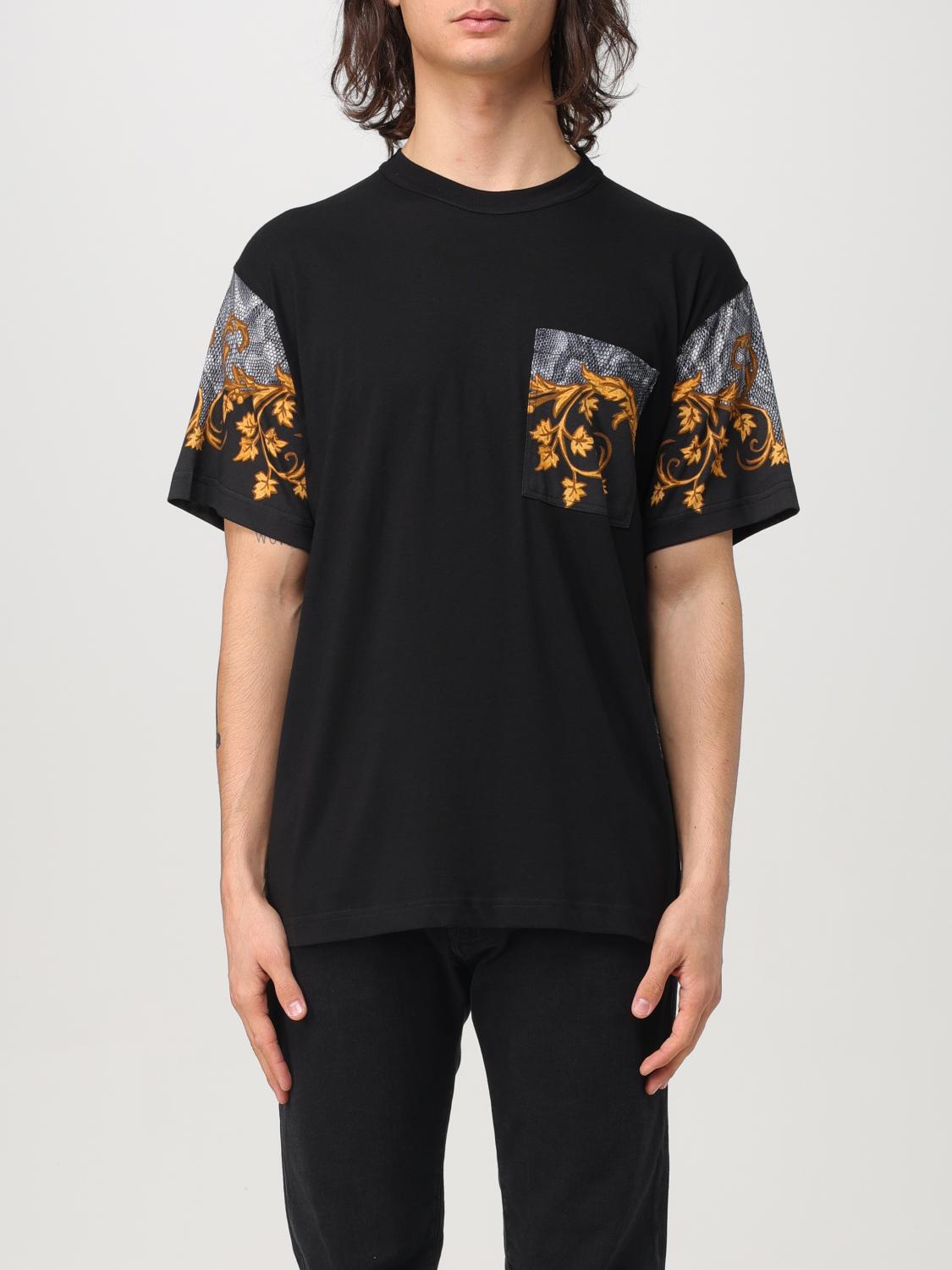 VERSACE JEANS COUTURE T-SHIRT: T-shirt men Versace Jeans Couture, Black - Img 1