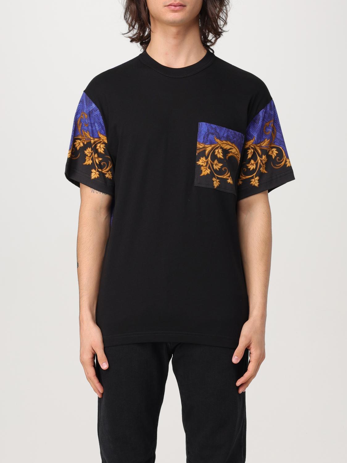 VERSACE JEANS COUTURE T-SHIRT: T-shirt men Versace Jeans Couture, Blue - Img 1