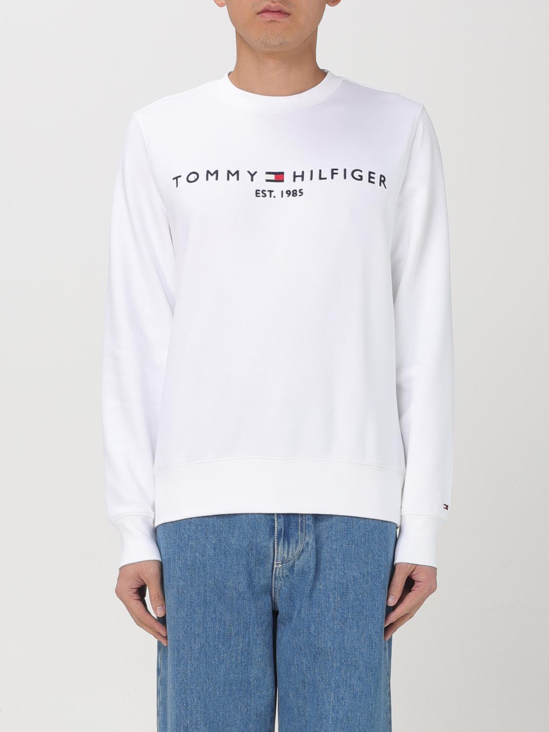 TOMMY HILFIGER ТОЛСТОВКА: Толстовка Мужское Tommy Hilfiger, Белый - Img 1