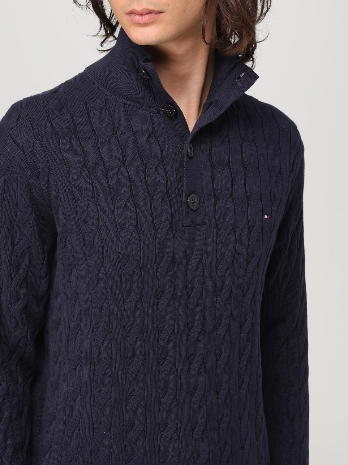 TOMMY HILFIGER SWEATER: Sweater men Tommy Hilfiger, Blue - Img 3