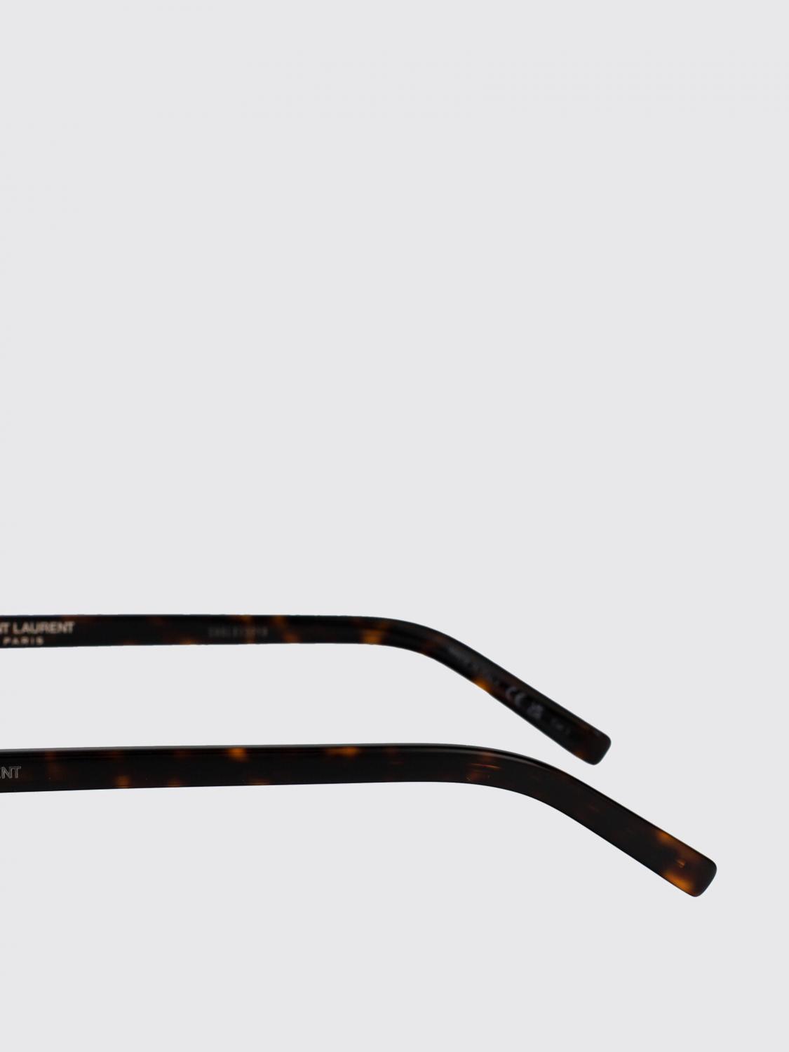 SAINT LAURENT OCCHIALI DA SOLE: Occhiali da sole SL 751 Saint Laurent in acetato, Marrone - Img 4