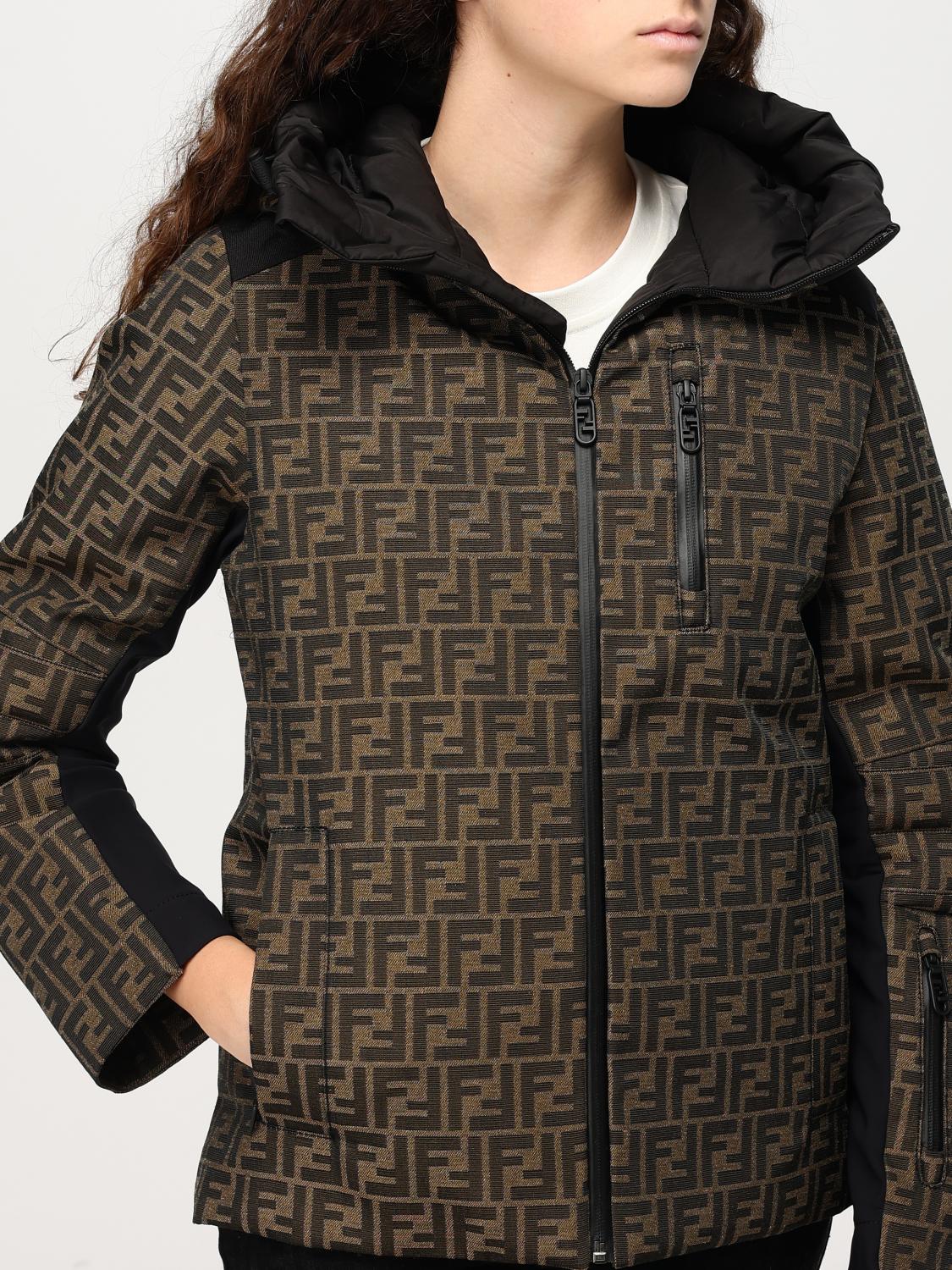 FENDI JACKET: Fendi women's jacket, Brown - Img 5