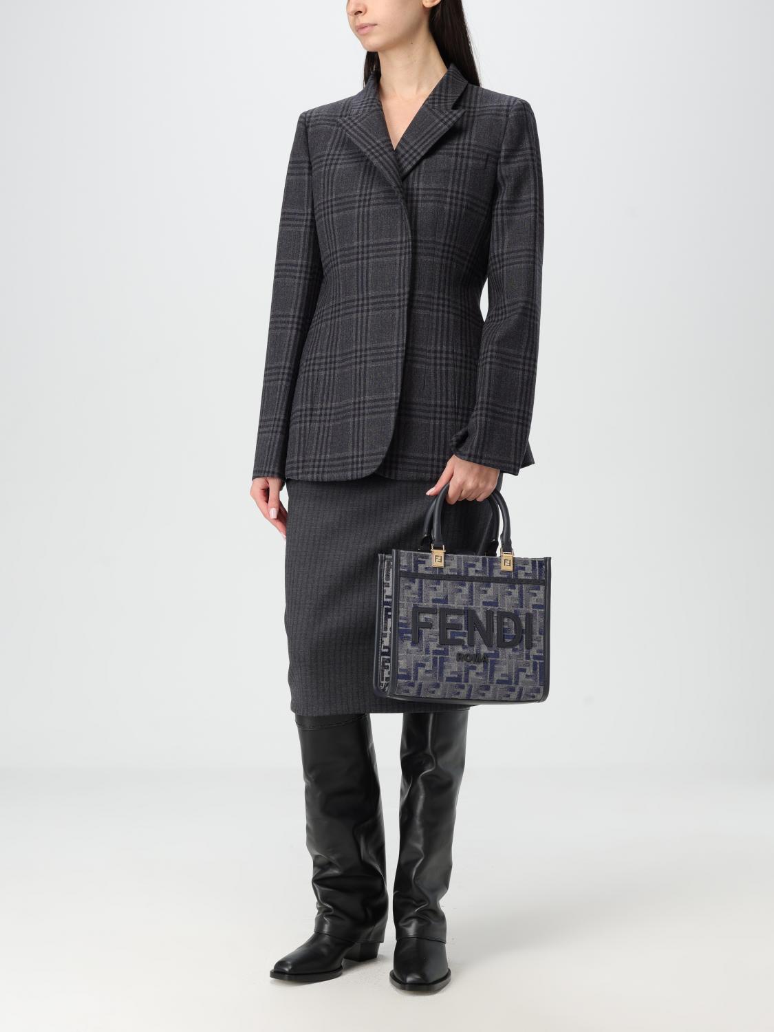 FENDI BLAZER: Blazer damen Fendi, Grau - Img 2