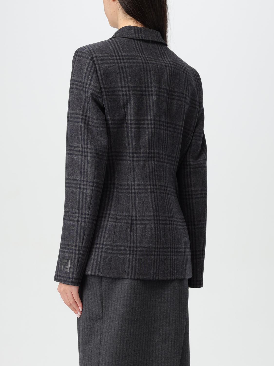 FENDI BLAZER: Blazer damen Fendi, Grau - Img 3