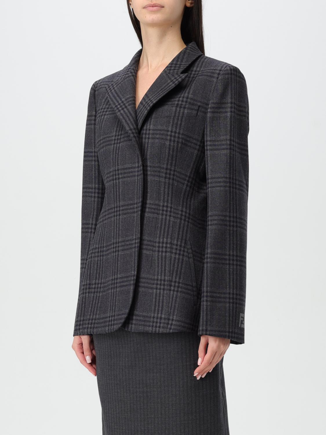 FENDI BLAZER: Blazer damen Fendi, Grau - Img 4