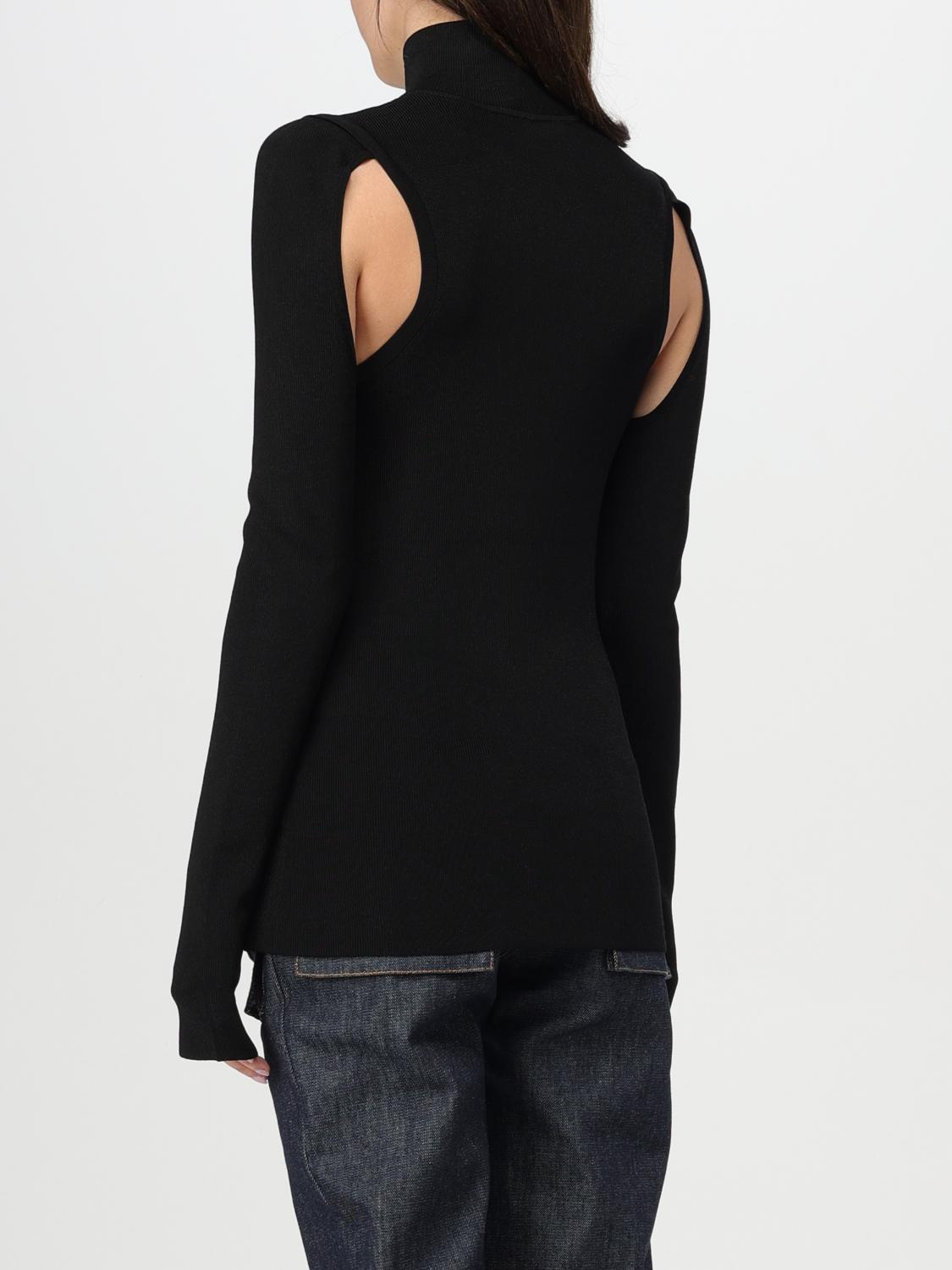 HELMUT LANG MAGLIA: Maglia Helmut Lang in viscosa , Nero - Img 3