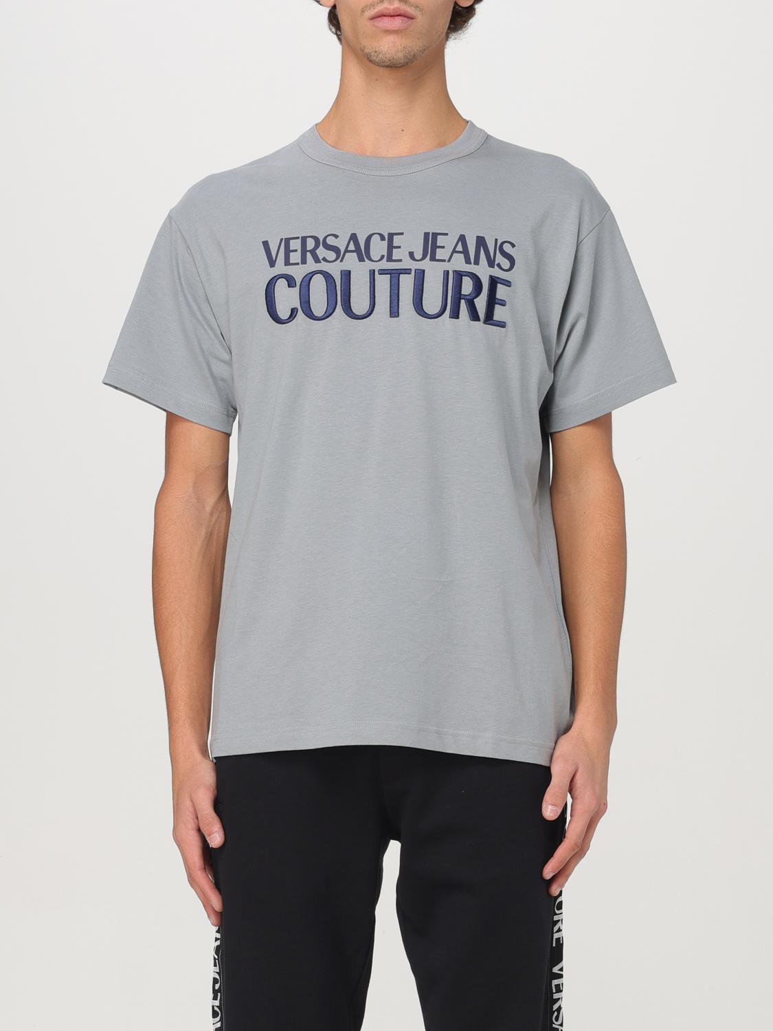 VERSACE JEANS COUTURE T-SHIRT: T-shirt herren Versace Jeans Couture, Grau - Img 1