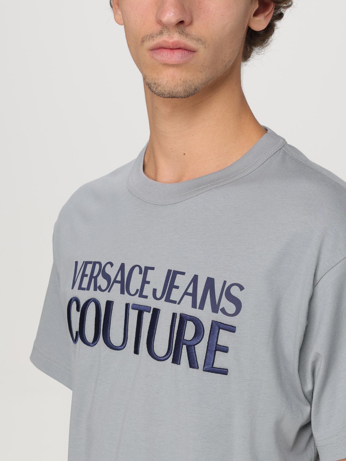 VERSACE JEANS COUTURE T-SHIRT: T-shirt herren Versace Jeans Couture, Grau - Img 3