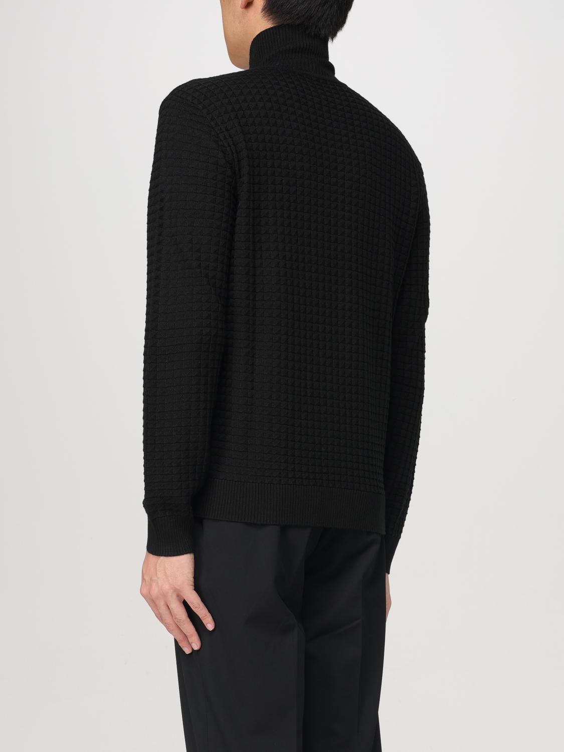 EMPORIO ARMANI CARDIGAN: Sweater men Emporio Armani, Black - Img 2