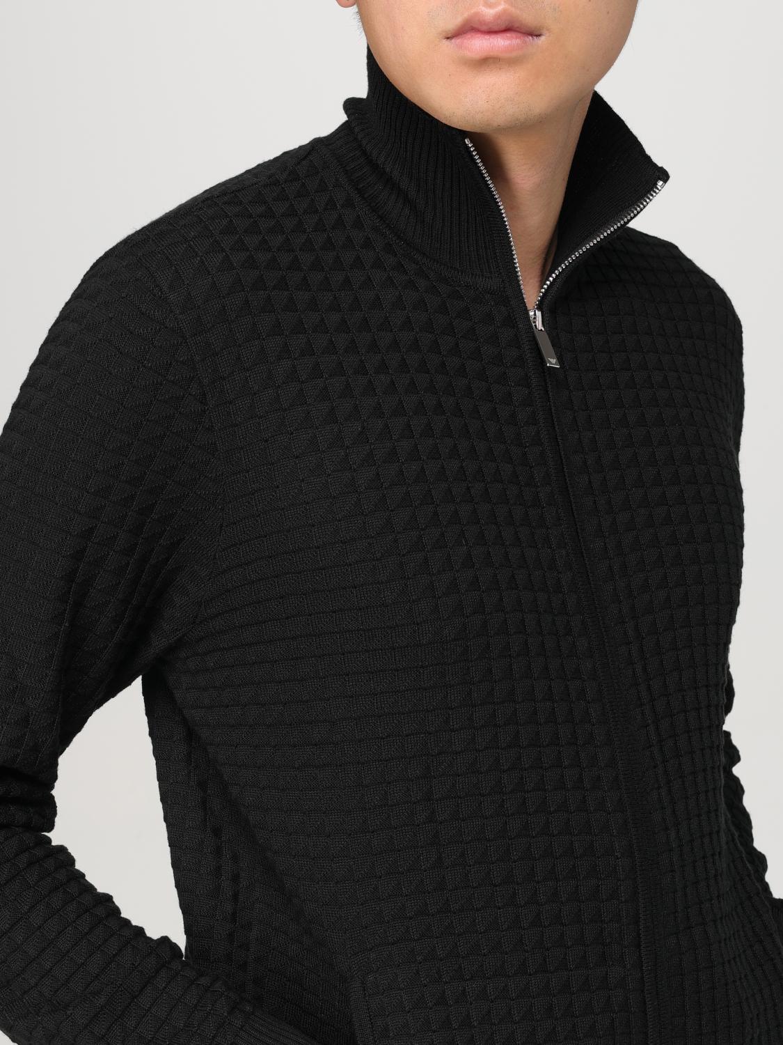 EMPORIO ARMANI CARDIGAN: Sweater men Emporio Armani, Black - Img 3