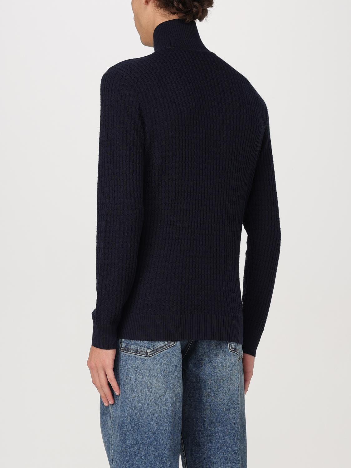 EMPORIO ARMANI CARDIGAN: Sweater men Emporio Armani, Blue 1 - Img 2