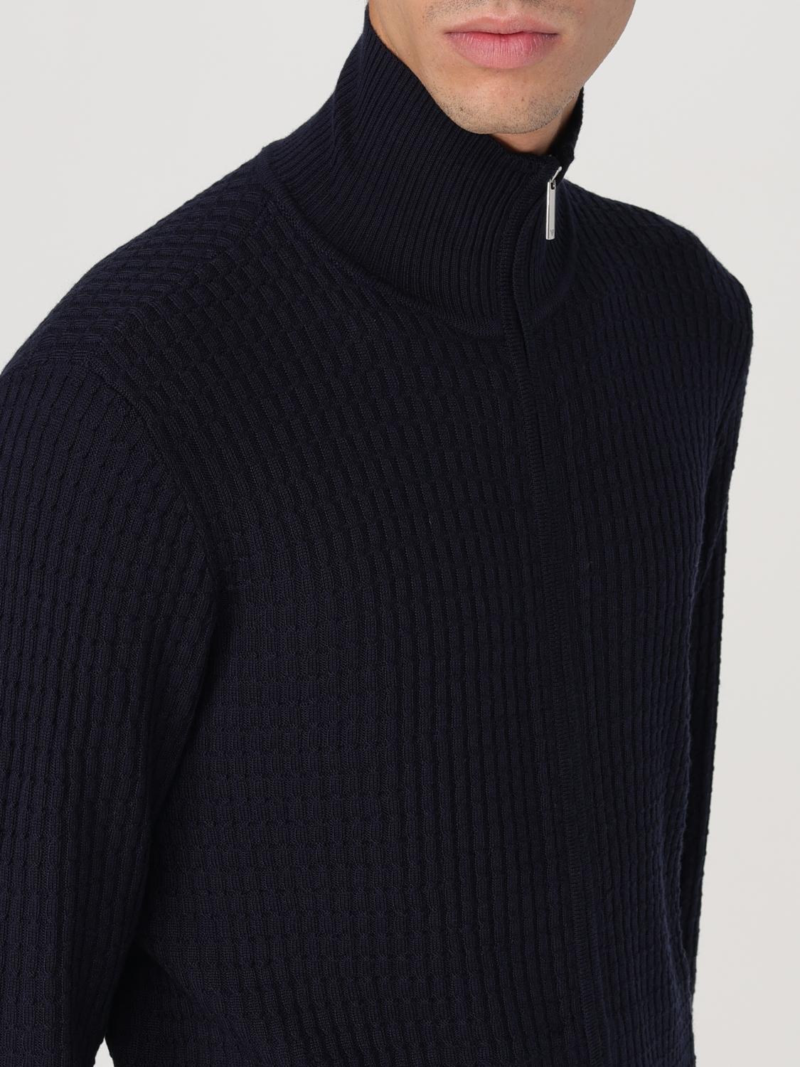 EMPORIO ARMANI CARDIGAN: Sweater men Emporio Armani, Blue 1 - Img 3