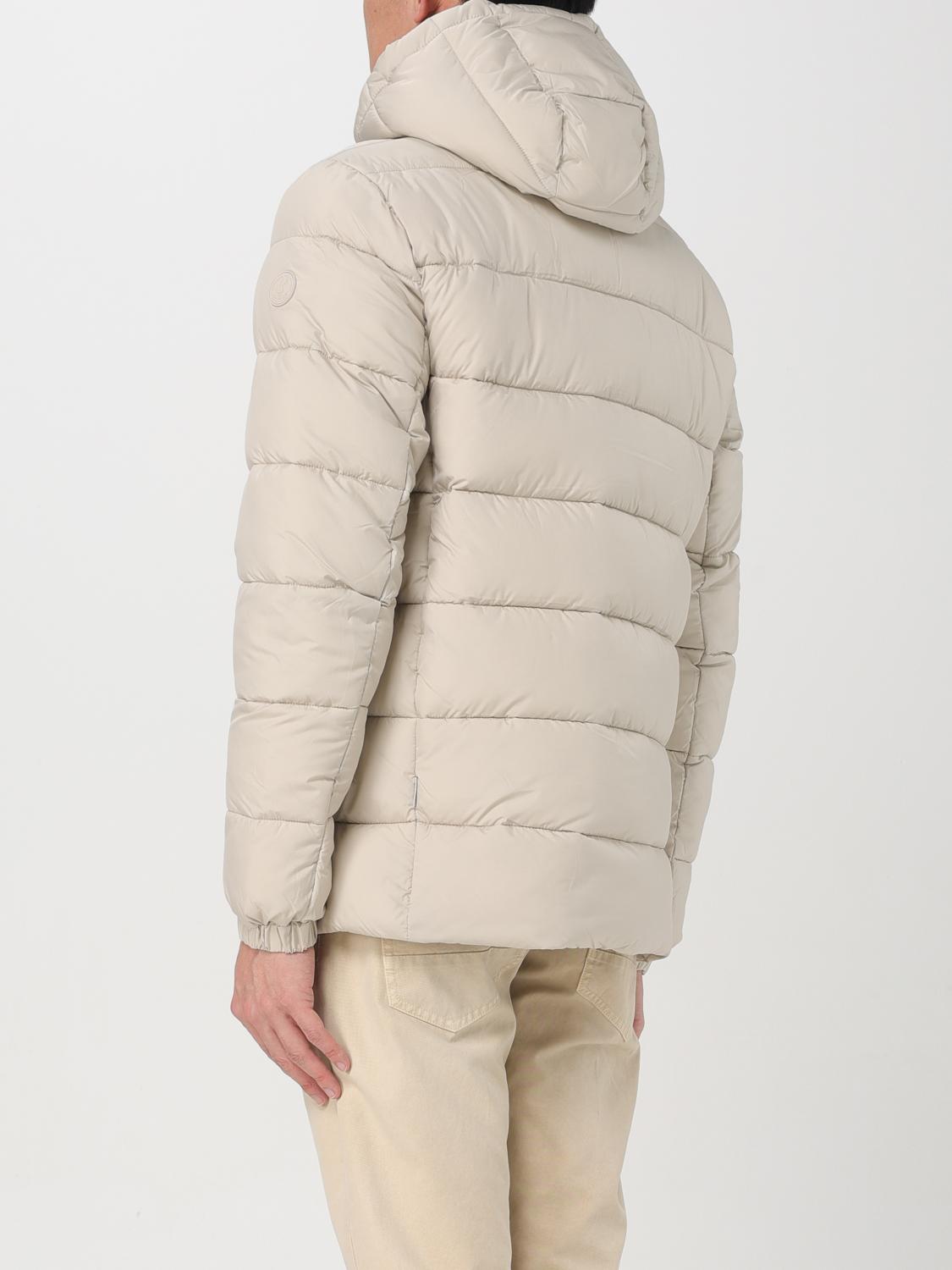 SAVE THE DUCK GIACCA: Bomber Save The Duck in nylon trapuntato , Beige - Img 2