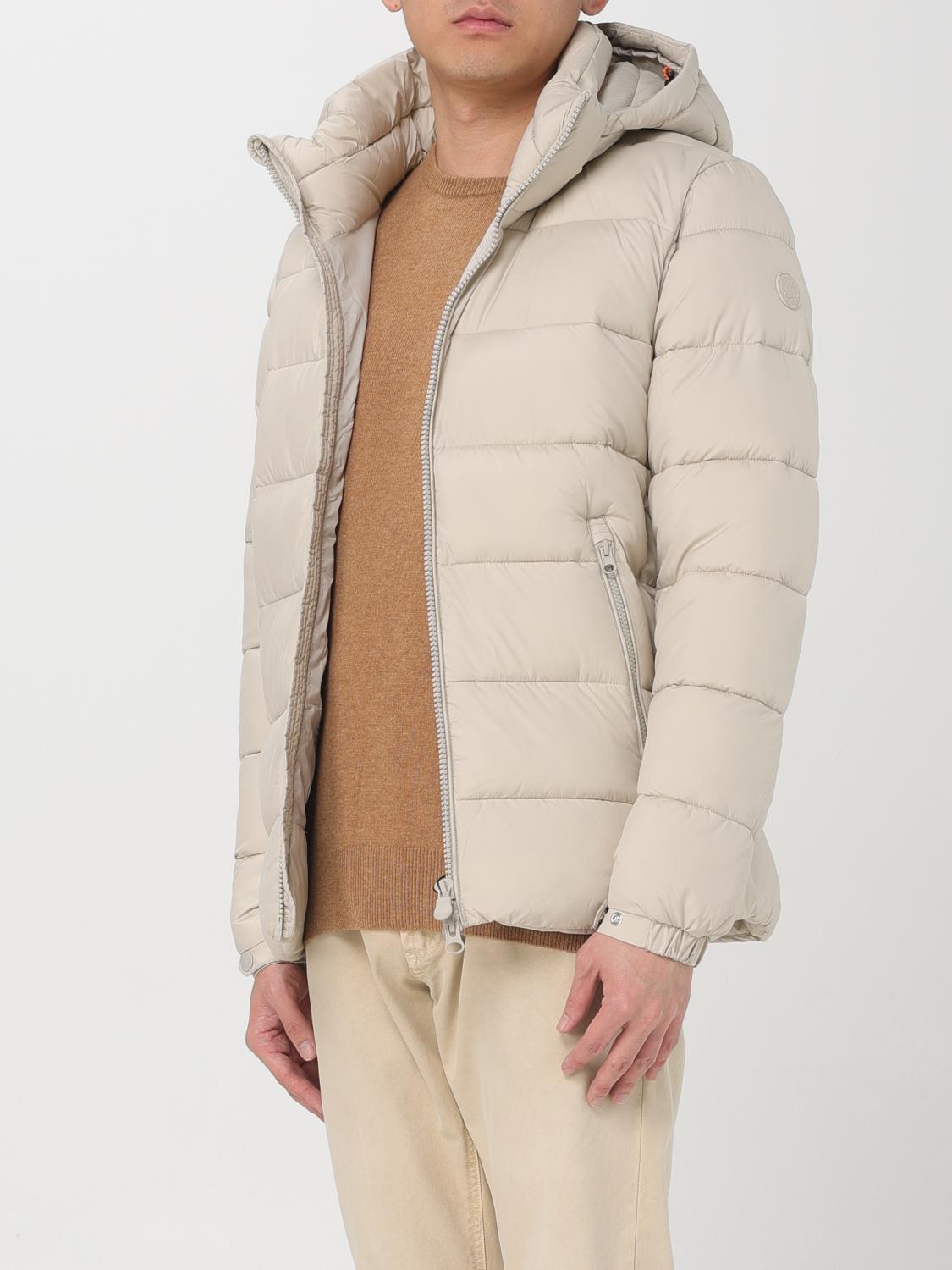 SAVE THE DUCK GIACCA: Bomber Save The Duck in nylon trapuntato , Beige - Img 3