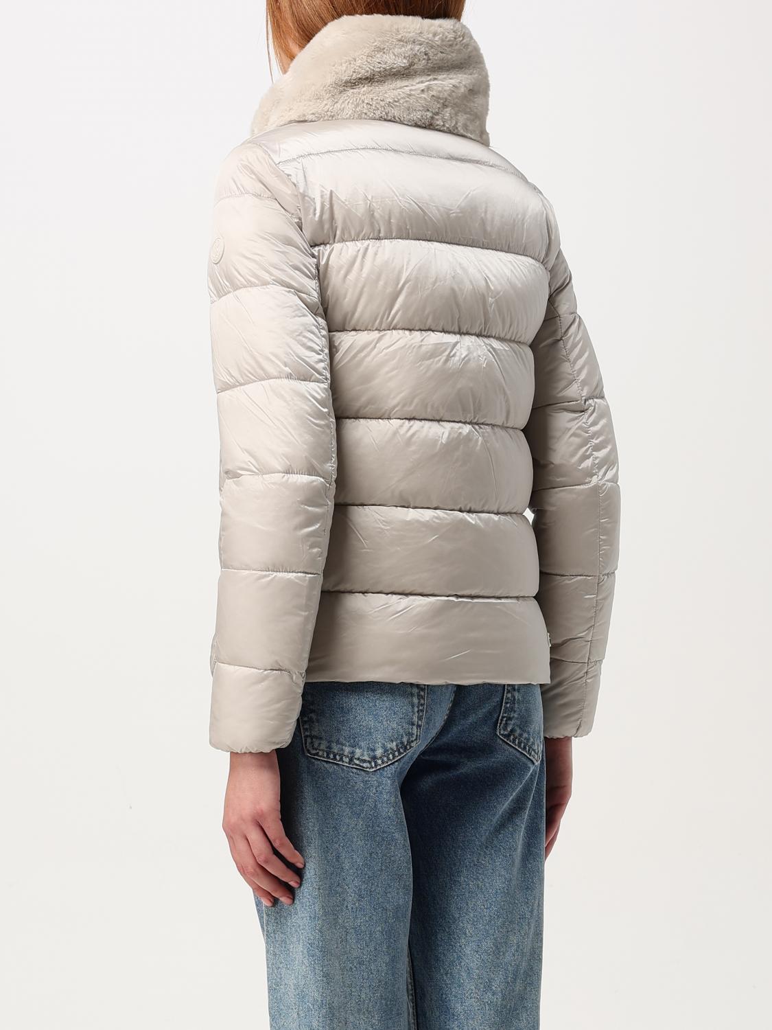 SAVE THE DUCK: women's down jacket - Beige | Save The Duck